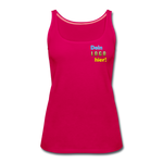 Frauen Premium Tank Top - Beispiel-Logo - dunkles Pink