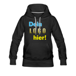 Frauen Premium Hoodie - Beispiel-Logo - Schwarz