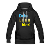 Frauen Premium Hoodie - Beispiel-Logo - Schwarz