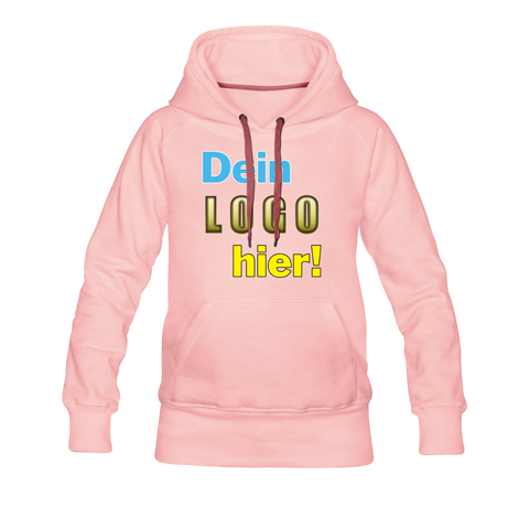 Frauen Premium Hoodie - Beispiel-Logo - Kristallrosa