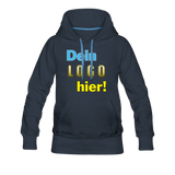 Frauen Premium Hoodie - Beispiel-Logo - Navy