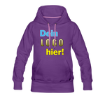 Frauen Premium Hoodie - Beispiel-Logo - Purple