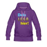 Frauen Premium Hoodie - Beispiel-Logo - Purple