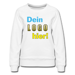 Frauen Premium Sweatshirt - Beispiel-Logo - Weiß