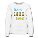 Frauen Premium Sweatshirt - Beispiel-Logo - Weiß