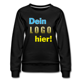 Frauen Premium Sweatshirt - Beispiel-Logo - Schwarz