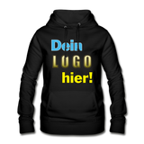 Frauen Hoodie von AWDis Just Hoods - Beispiel-Logo - Schwarz