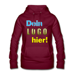 Frauen Hoodie von AWDis Just Hoods - Beispiel-Logo - Bordeaux