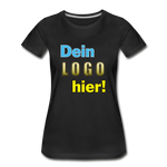 Frauen Premium Bio T-Shirt - Beispiel-Logo - Schwarz