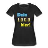 Frauen Premium Bio T-Shirt - Beispiel-Logo - Schwarz