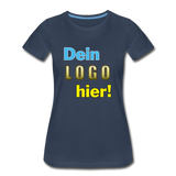 Frauen Premium Bio T-Shirt - Beispiel-Logo - Navy