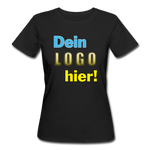 Frauen Bio T-Shirt von Continental Clothing - Beispiel-Logo - Schwarz