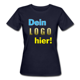 Frauen Bio T-Shirt von Continental Clothing - Beispiel-Logo - Navy