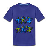 Teenager Premium T-Shirt - HTS-Logo - Königsblau