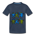 Teenager Premium T-Shirt - HTS-Logo - Navy