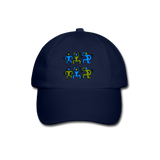 Baseballkappe von Beechfield - HTS-Logo - Blau/Blau