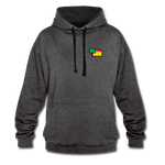 Unisex Kontrastfarbe Hoodie von AWDis Just Hoods - AKB-Logo - Anthrazit/Schwarz