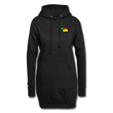 Frauen Hoodie Dress von AWDis Just Hoods - AKB-Logo - Schwarz