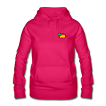 Frauen Hoodie von AWDis Just Hoods - AKB-Logo - dunkles Pink