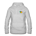 Frauen Hoodie von AWDis Just Hoods - AKB-Logo - Hellgrau meliert