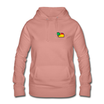 Frauen Hoodie von AWDis Just Hoods - AKB-Logo - Altrosa