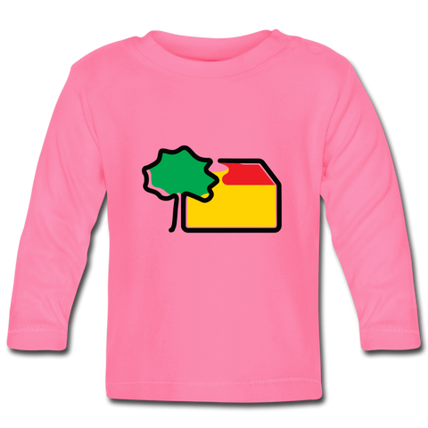 Baby Langarmshirt von BabyBugz - AKB-Logo - Azalea