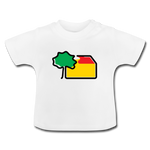 Baby T-Shirt von BabyBugz - AKB-Logo - Weiß