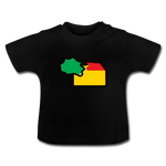 Baby T-Shirt von BabyBugz - AKB-Logo - Schwarz