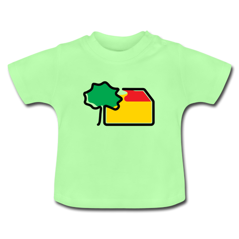 Baby T-Shirt von BabyBugz - AKB-Logo - Mintgrün