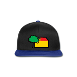 Snapback Cappy von Beechfield - AKB-Logo - Schwarz/Königsblau