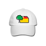 Baseball Cappy von Beechfield - AKB-Logo - Weiß/Weiß