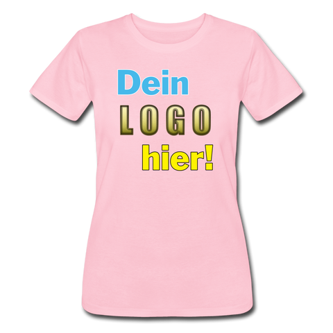 Frauen T-Shirt von Bella+Canvas - Beispiel-Logo - Pinklady