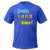 Männer T-Shirt von Bella+Canvas - Beispiel-Logo - Royalblau