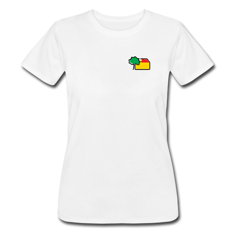 Frauen T-Shirt von Bella+Canvas - AKB-Logo - Weiß