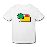 Kinder Bio T-Shirt von Contintental Clothing - AKB-Logo - Weiß