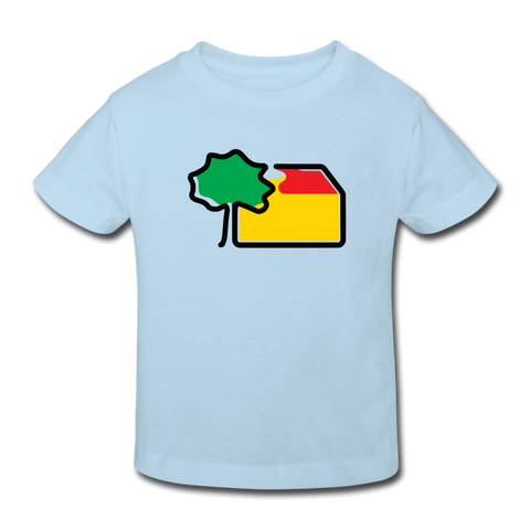 Kinder Bio T-Shirt von Contintental Clothing - AKB-Logo - Hellblau