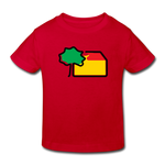 Kinder Bio T-Shirt von Contintental Clothing - AKB-Logo - Rot