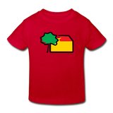 Kinder Bio T-Shirt von Contintental Clothing - AKB-Logo - Rot