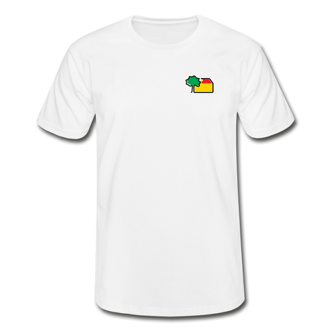 Männer T-Shirt von Fruit of the Loom - AKB-Logo - Weiß