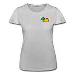 Frauen T-Shirt von Fruit of the Loom - AKB-Logo - Grau meliert