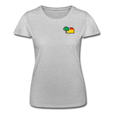 Frauen T-Shirt von Fruit of the Loom - AKB-Logo - Grau meliert