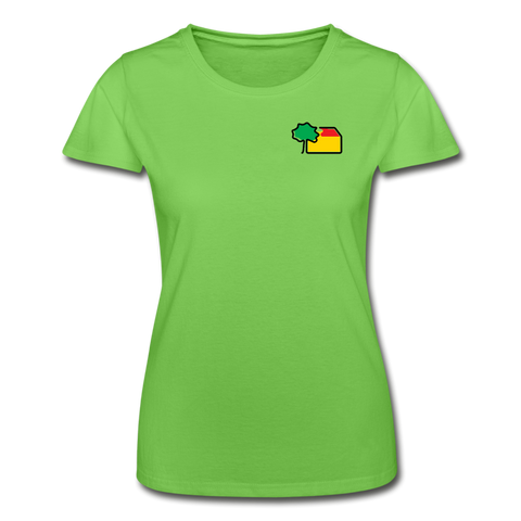 Frauen T-Shirt von Fruit of the Loom - AKB-Logo - Hellgrün