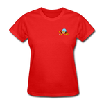 Frauen Gildan Heavy T-Shirt von Gildan - THS-LOGO - Rot