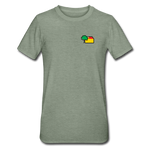 Unisex Polycotton T-Shirt von Gildan - AKB-Logo - Militärgrün meliert