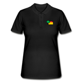 Frauen Polo Shirt von Gildan - AKB-Logo - Schwarz