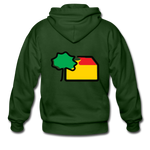 Männer Heavyweight Kapuzenjacke von Gildan - AKB-Logo - Forrest