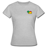 Frauen T-Shirt von Gildan - AKB-Logo - Grau meliert