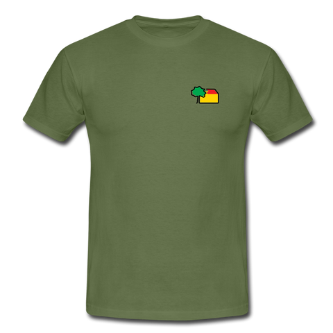 Männer T-Shirt von Gildan - AKB-Logo - Militärgrün