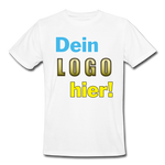 Männer Workwear T-Shirt von Russel - Beispiel-Logo - Weiß