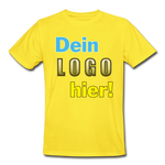 Männer Workwear T-Shirt von Russel - Beispiel-Logo - Gelb